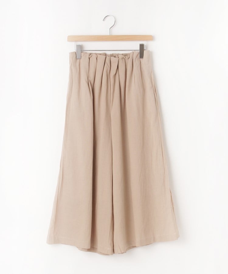 オフプライスストア(ウィメン)(OFF PRICE STORE(Women))のmitis（ミティス） ウエストゴムイージーワイドパンツ【SALE/セール/カジュアル/デイリー/トレンド/ゆったり/体型カバー】 ベージュ(052)