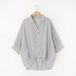 オフプライスストア(ウィメン)(OFF PRICE STORE(Women))のmitis（ミティス） フィッシュテールストライプシャツ【SALE/セール/カジュアル/デイリー/トレンド/きれいめカジュアル】 ホワイト(092)