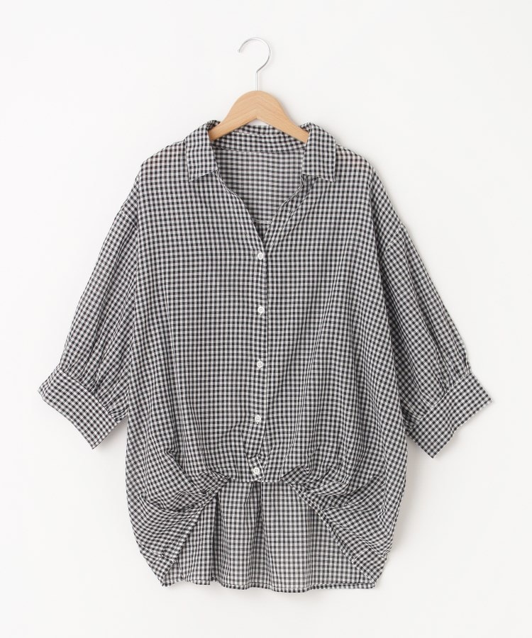 オフプライスストア(ウィメン)(OFF PRICE STORE(Women))のmitis（ミティス） フィッシュテールチェックシャツ【SALE/セール/カジュアル/デイリー/トレンド/きれいめカジュアル】2