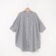 オフプライスストア(ウィメン)(OFF PRICE STORE(Women))のmitis（ミティス） ビッグシルエットストライプシャツ【SALE/セール/カジュアル/デイリー/トレンド/ゆったり/体型カバー】 ブルー(193)