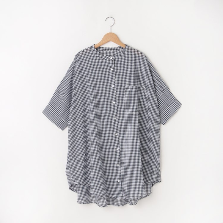 オフプライスストア(ウィメン)(OFF PRICE STORE(Women))のmitis（ミティス） チェックロングシャツ【SALE/セール/カジュアル/デイリー/トレンド/ゆったり/体型カバー】 シャツ・ブラウス