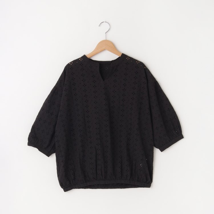 オフプライスストア(ウィメン)(OFF PRICE STORE(Women))のmitis（ミティス） Vカットレースブラウス【SALE/セール/カジュアル/デイリー/トレンド/ゆったり】 シャツ・ブラウス