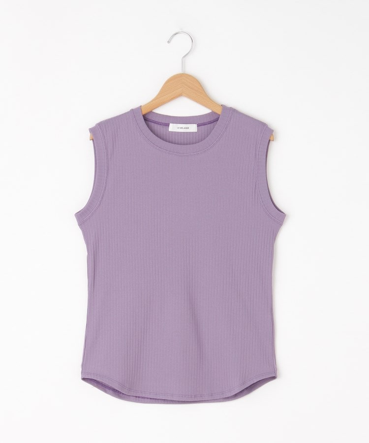 オフプライスストア(ウィメン)(OFF PRICE STORE(Women))のLEMELANGE(ル・メランジュ） リブタンクトップ パープル(082)