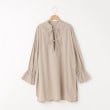 オフプライスストア(ウィメン)(OFF PRICE STORE(Women))のLEMELANGE(ル・メランジュ） フロントリボンロングシャツ ベージュ(052)