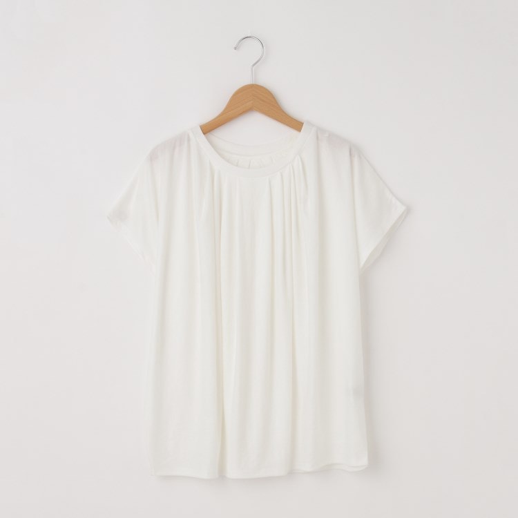 オフプライスストア(ウィメン)(OFF PRICE STORE(Women))のmitis（ミティス） タックフレンチ袖カットソー【SALE/セール/カジュアル/デイリー/トレンド/ゆったり】 カットソー