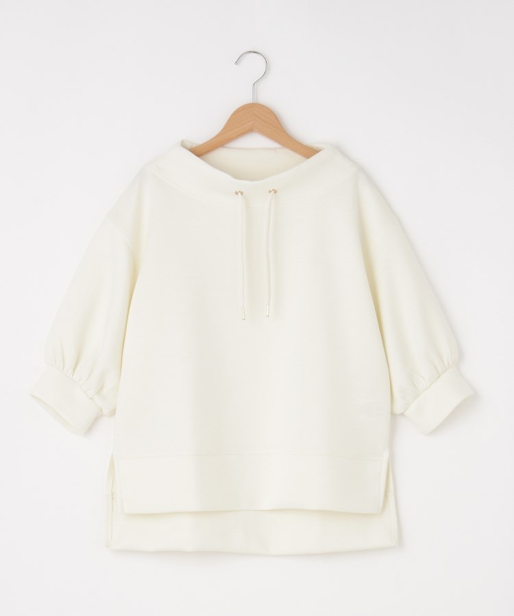 オフプライスストア(ウィメン)(OFF PRICE STORE(Women))のmitis（ミティス） ダンボールニットハイネックカットソー【SALE/セール/カジュアル/デイリー/トレンド/きれいめカジュアル】 アイボリー(004)