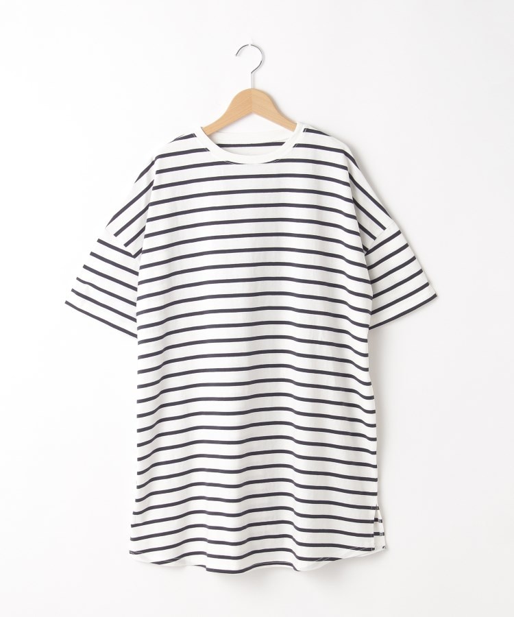 オフプライスストア(ウィメン)(OFF PRICE STORE(Women))のmitis（ミティス） ボーダーチュニックカットソー【SALE/セール/カジュアル/デイリー/トレンド/ゆったり】1
