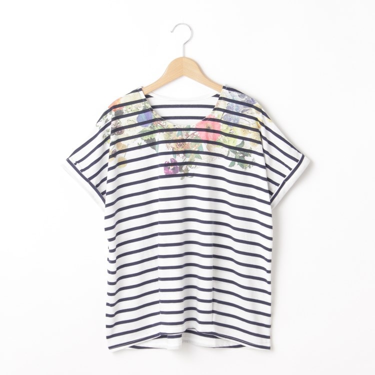 オフプライスストア(ウィメン)(OFF PRICE STORE(Women))のmyke（ミーカ） フラワープリントカットソー【SALE/セール/カジュアル/デイリー/トレンド/ゆったり/水彩風】 カットソー