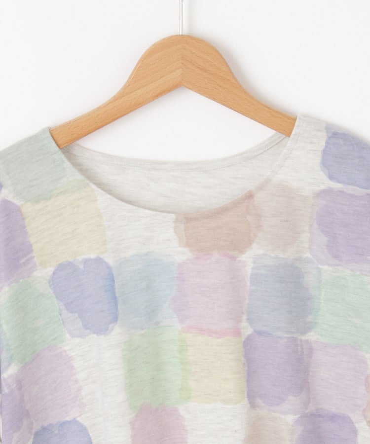 オフプライスストア(ウィメン)(OFF PRICE STORE(Women))のmyke（ミーカ） 水彩モザイクプリントカットソー【SALE/セール/カジュアル/デイリー/トレンド/ゆったり/水彩風】5