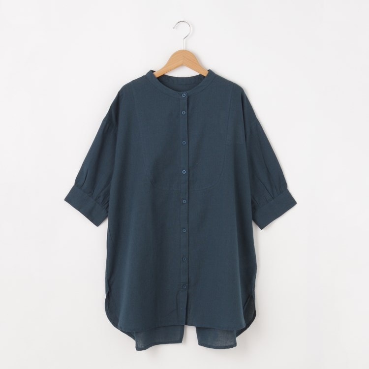オフプライスストア(ウィメン)(OFF PRICE STORE(Women))のmitis（ミティス） バックリボンコットンリネンチュニック【SALE/セール/カジュアル/デイリー/トレンド/ルーズシルエット】 チュニック