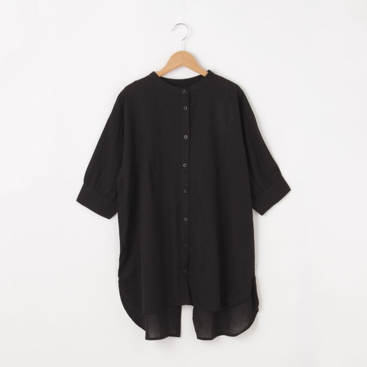 オフプライスストア(ウィメン)(OFF PRICE STORE(Women))のmitis（ミティス） バックリボンコットンリネンチュニック【SALE/セール/カジュアル/デイリー/トレンド/ルーズシルエット】 チュニック