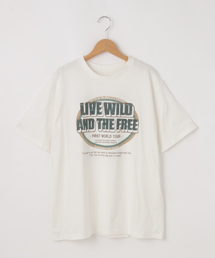 オフプライスストア(ウィメン)(OFF PRICE STORE(Women))のmyke（ミーカ） プリントTシャツ【SALE/セール/カジュアル/デイリー/トレンド/スポーティースタイル】 ホワイト2(004)