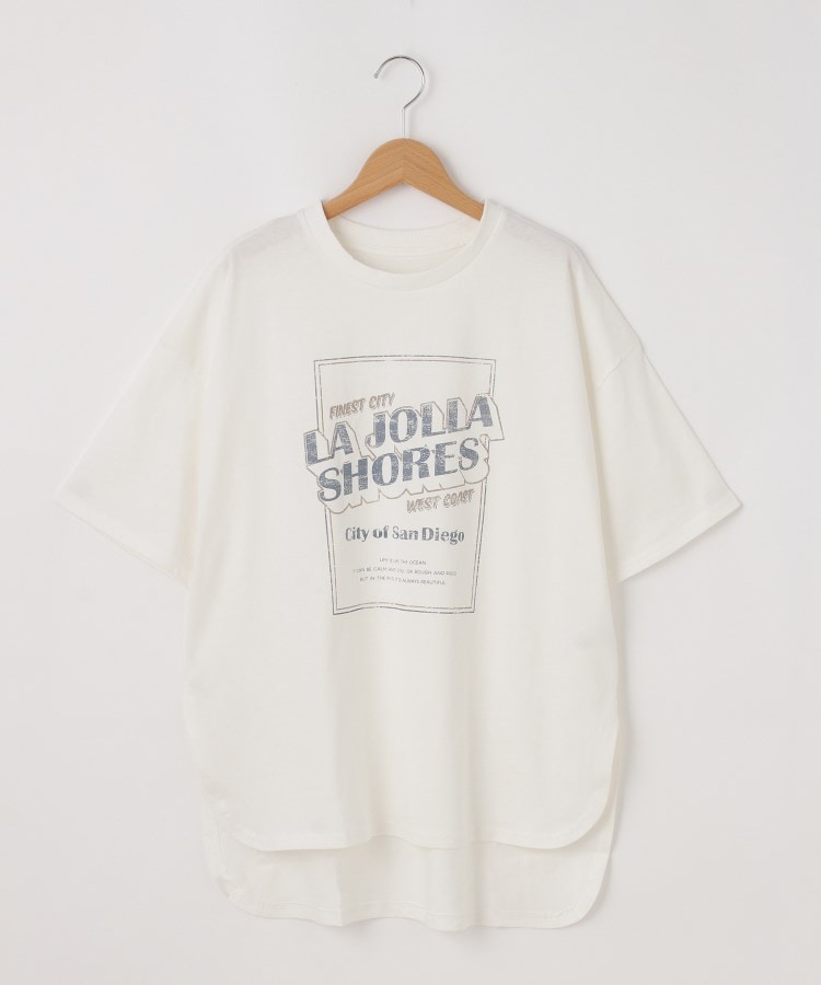 オフプライスストア(ウィメン)(OFF PRICE STORE(Women))のmyke（ミーカ） プリントTシャツ【SALE/セール/カジュアル/デイリー/トレンド/スポーティースタイル】 ホワイト1(001)