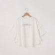 オフプライスストア(ウィメン)(OFF PRICE STORE(Women))のmyke（ミーカ） フリル袖バックプリントTシャツ【SALE/セール/カジュアル/デイリー/トレンド/ゆったり/体型カバー】 ホワイト2(004)
