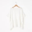 オフプライスストア(ウィメン)(OFF PRICE STORE(Women))のmitis（ミティス） COOL TOUCH フリルカットソー【SALE/セール/オフプライス/カジュアル/デイリー/トレンド/ゆったり/体型カバー】 ホワイト(001)