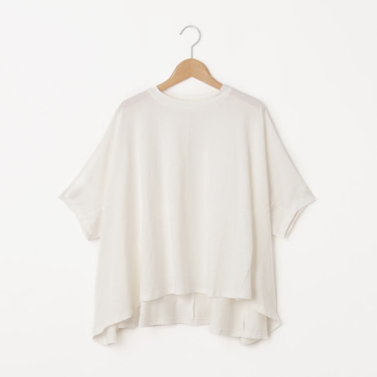 オフプライスストア(ウィメン)(OFF PRICE STORE(Women))のmitis（ミティス） 裾フレアコットンカットソー【SALE/セール/オフプライス/カジュアル/デイリー/トレンド/ゆったり/体型カバー】 カットソー