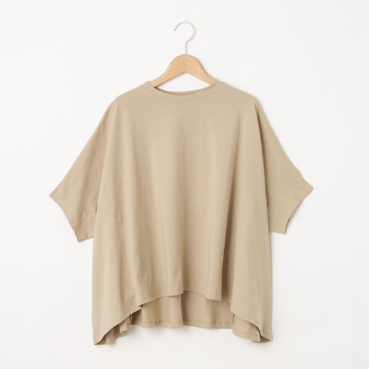 オフプライスストア(ウィメン)(OFF PRICE STORE(Women))のmitis（ミティス） 裾フレアコットンカットソー【SALE/セール/オフプライス/カジュアル/デイリー/トレンド/ゆったり/体型カバー】 カットソー