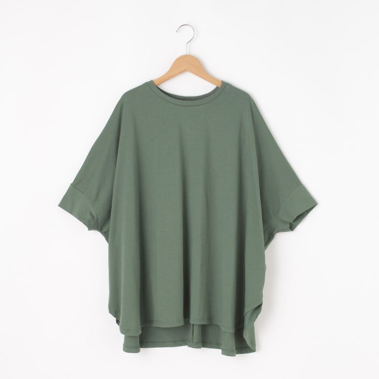 オフプライスストア(ウィメン)(OFF PRICE STORE(Women))のmitis（ミティス） ドルマンスリーブロングカットソー【SALE/セール/オフプライス/カジュアル/デイリー/トレンド/ゆったり/体型カバー】 カットソー
