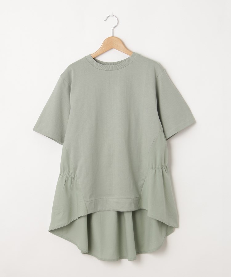 オフプライスストア(ウィメン)(OFF PRICE STORE(Women))のmyke（ミーカ） 裾フレアロングカットソー【SALE/セール/オフプライス/カジュアル/デイリー/トレンド/体型カバー】2