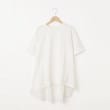 オフプライスストア(ウィメン)(OFF PRICE STORE(Women))のmyke（ミーカ） 裾フレアロングカットソー【SALE/セール/オフプライス/カジュアル/デイリー/トレンド/体型カバー】 ホワイト(001)