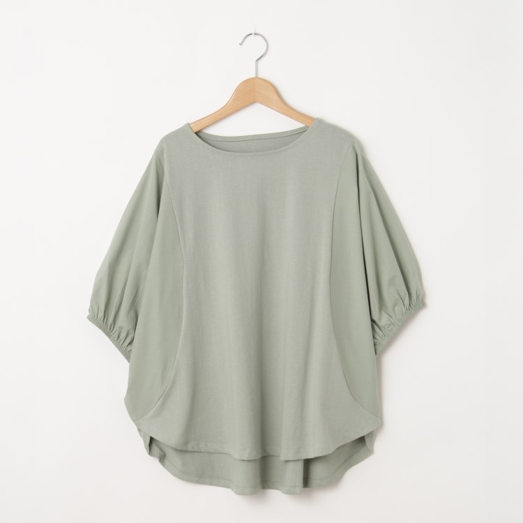 オフプライスストア(ウィメン)(OFF PRICE STORE(Women))のmyke（ミーカ） ドルマン袖コットンカットソー【SALE/セール/オフプライス/カジュアル/デイリー/トレンド/ゆったり/体型カバー】 カットソー