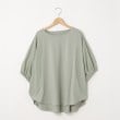 オフプライスストア(ウィメン)(OFF PRICE STORE(Women))のmyke（ミーカ） ドルマン袖コットンカットソー【SALE/セール/オフプライス/カジュアル/デイリー/トレンド/ゆったり/体型カバー】 グリーン(022)