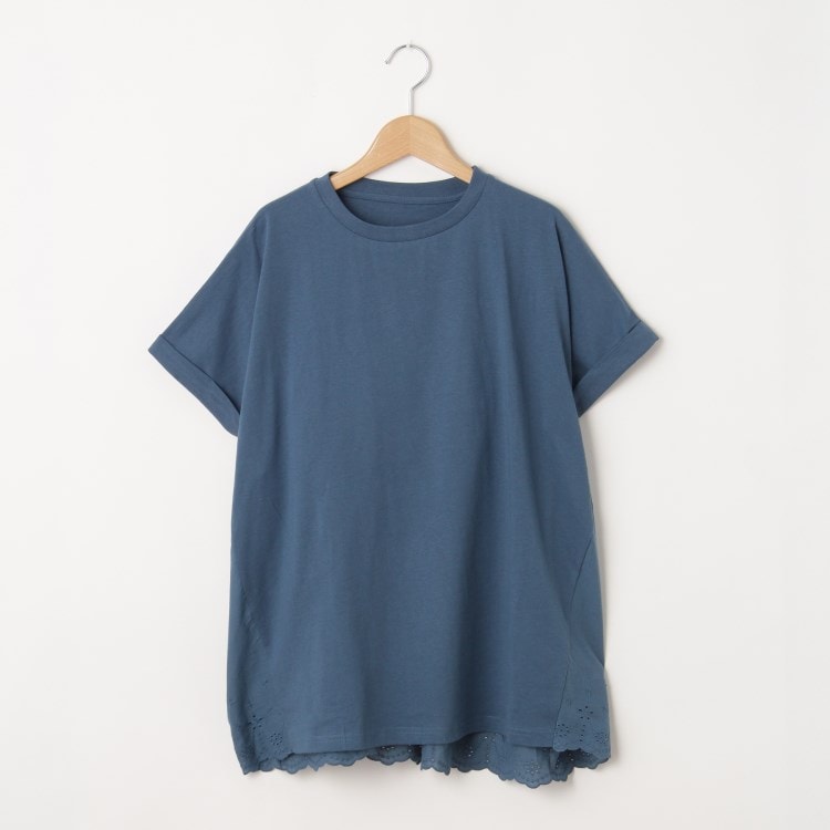 オフプライスストア(ウィメン)(OFF PRICE STORE(Women))のmyke（ミーカ） コットンレースデザインカットソー【SALE/セール/オフプライス/カジュアル/デイリー/トレンド/ゆったり】 カットソー