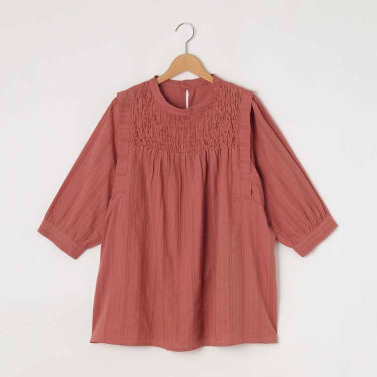 オフプライスストア(ウィメン)(OFF PRICE STORE(Women))のmitis（ミティス） 透かし柄コットンブラウス【SALE/セール/オフプライス/カジュアル/デイリー/トレンド/ゆったり/体型カバー】 シャツ・ブラウス