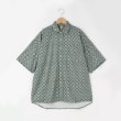 オフプライスストア(メンズ)(OFF PRICE STORE(Mens))のHALHAM ドロップショルダー半袖シャツ グリーン(111)