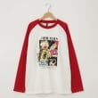 オフプライスストア(メンズ)(OFF PRICE STORE(Mens))のHALHAM（ハルハム） 配色ラグランプリントロンT1