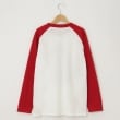 オフプライスストア(メンズ)(OFF PRICE STORE(Mens))のHALHAM（ハルハム） 配色ラグランプリントロンT2