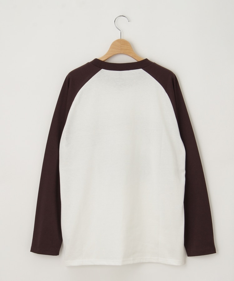 オフプライスストア(メンズ)(OFF PRICE STORE(Mens))のHALHAM（ハルハム） 配色ラグランプリントロンT【SALE/カジュアル/デイリー/トレンド/ストリート/スポーティースタイル/ユニセックス】3