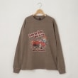 オフプライスストア(メンズ)(OFF PRICE STORE(Mens))のHALHAM（ハルハム） ヴィンテージ風CARプリントロンT【SALE/カジュアル/デイリー/トレンド/ルーズシルエット/ゆったり/ユニセックス】 モカ(041)
