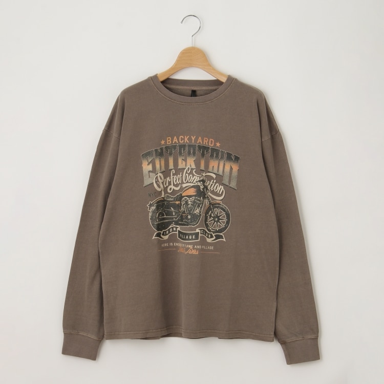 HALHAM(ハルハム) ヴィンテージ風BIKEプリントロンT HALHAM(ハルハム) ヴィンテージ風BIKEプリントロンT