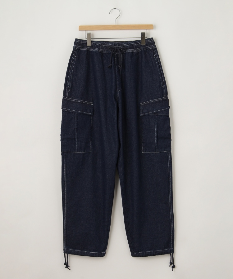 オフプライスストア(メンズ)(OFF PRICE STORE(Mens))のHALHAM（ハルハム） ウエスト＆裾ドロスト付きデニムパンツ【SALE/カジュアル/デイリー/トレンド/ルーズシルエット/ストリート/スポーティースタイル】 インディゴ(093)