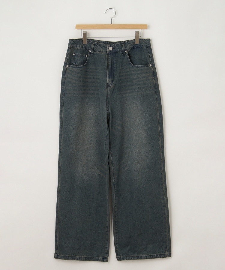 HALHAM(ハルハム) ワイドストレートデニムパンツ【SALE HALHAM(ハルハム) ワイドストレートデニムパンツ【SALE