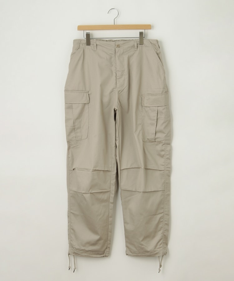 オフプライスストア(メンズ)(OFF PRICE STORE(Mens))のHALHAM（ハルハム） 裾ドロスト付きカーゴパンツ【SALE/カジュアル/デイリー/トレンド/ルーズシルエット/ゆったり/ユニセックス】 ホワイト(003)