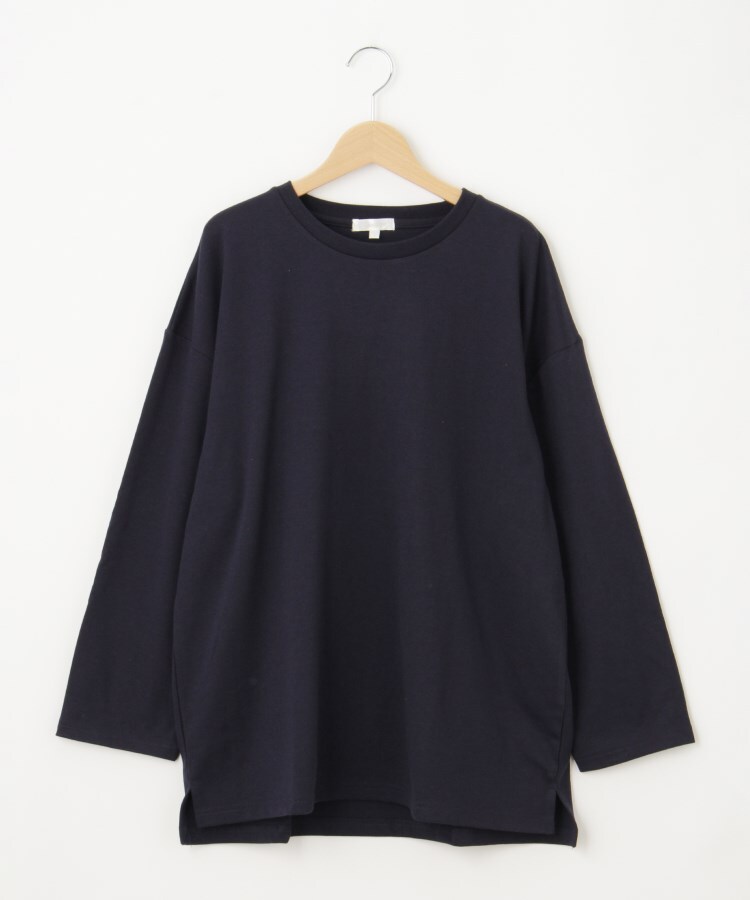 オフプライスストア(メンズ)(OFF PRICE STORE(Mens))のEnjouemen（エンジョウメン） ベーシックオーバーカットソー【SALE/カジュアル/デイリー/トレンド/ルーズシルエット/ゆったり/ユニセックス】 ネイビー(093)