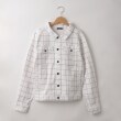 オフプライスストア(メンズ)(OFF PRICE STORE(Mens))のRelation（リレーション） チェック柄Gジャン【SALE/カジュアル/デイリー/トレンド/ストリート/ユニセックス】 ホワイトウィンドペン(001)
