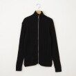オフプライスストア(メンズ)(OFF PRICE STORE(Mens))の(Never)Acquiesce (ネバーアクイース) リブ＆ケーブル編みジップニットカーディガン【SALE/カジュアル/デイリー/トレンド/ストリート】 ブラック(093)