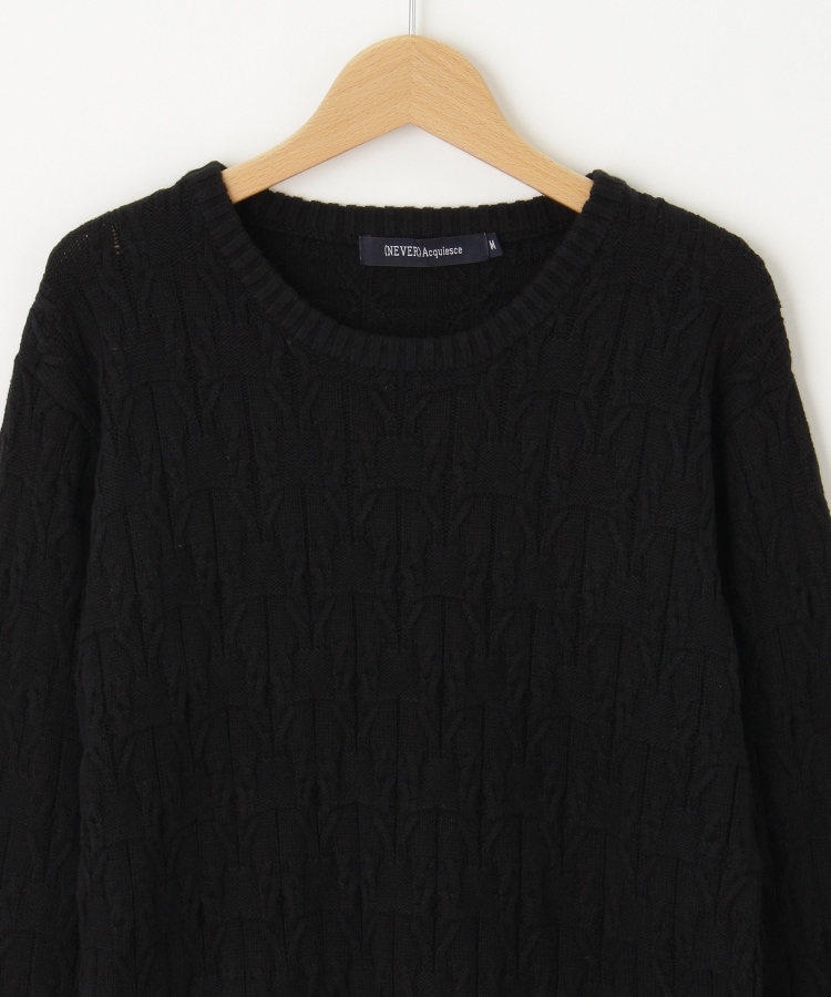 オフプライスストア(メンズ)(OFF PRICE STORE(Mens))の(Never)Acquiesce (ネバーアクイース) 柄編みクルーネックニット3