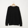 オフプライスストア(メンズ)(OFF PRICE STORE(Mens))の(Never)Acquiesce (ネバーアクイース) 柄編みクルーネックニット ブラック(014)
