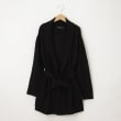 オフプライスストア(メンズ)(OFF PRICE STORE(Mens))の(Never)Acquiesce (ネバーアクイース) ケーブル編みショールカーディガン ブラック(019)