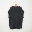 オフプライスストア(メンズ)(OFF PRICE STORE(Mens))の(Never)Acquiesce (ネバーアクイース) 畦編みダメージニットベスト1