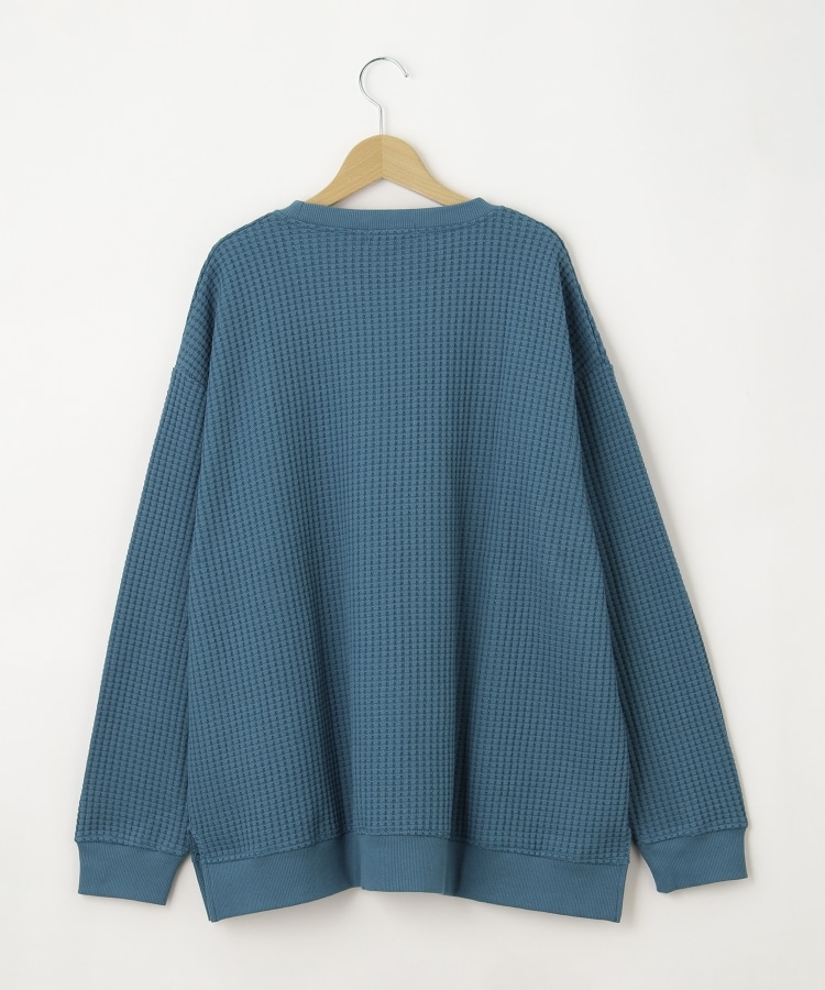 オフプライスストア(メンズ)(OFF PRICE STORE(Mens))の(Never)Acquiesce (ネバーアクイース) オーバーワッフルプルオーバー【SALE/カジュアル/デイリー/トレンド/ストリート/ユニセックス】3