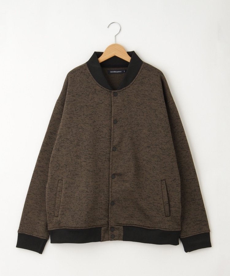 【中古】 Never)Acquiesce (ネバーアクイース) 裏起毛ブルゾン風 トップス