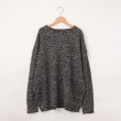 オフプライスストア(メンズ)(OFF PRICE STORE(Mens))のRelation（リレーション） BIGサイズニットプルオーバー【SALE/カジュアル/デイリー/トレンド/ルーズシルエット/ゆったり】 ブラック×ホワイト(003)