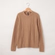 オフプライスストア(メンズ)(OFF PRICE STORE(Mens))のHALHAM（ハルハム） ケーブルニットセーター【SALE/カジュアル/デイリー/トレンド/ユニセックス】 ベージュ(051)