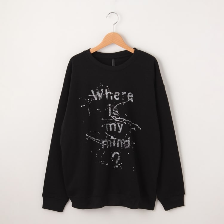 オフプライスストア(メンズ)(OFF PRICE STORE(Mens))のHALHAM（ハルハム） 裏起毛ロゴプリントトレーナー【SALE/カジュアル/デイリー/トレンド/ストリート/ユニセックス】 スウェット・トレーナー