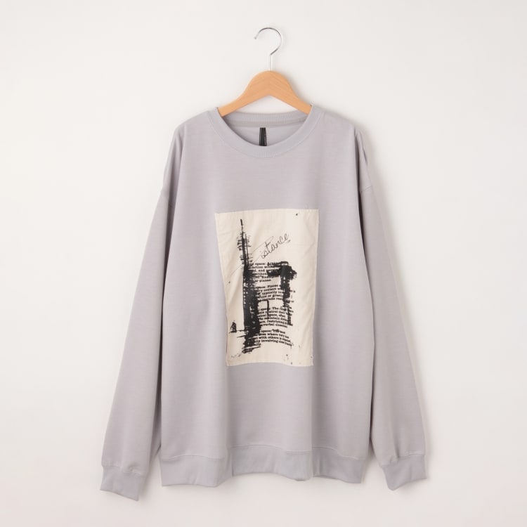 オフプライスストア(メンズ)(OFF PRICE STORE(Mens))のHALHAM（ハルハム） ビックプリントスウェット【SALE/セール/カジュアル/デイリー/トレンド/ルーズシルエット/ゆったり/ユニセックス】 スウェット・トレーナー